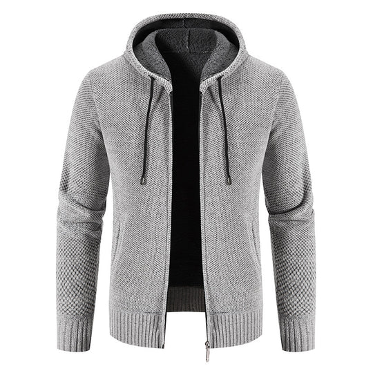 Herren Kapuzenjacke mit weichem Innenfutter und innovativem Design R&B