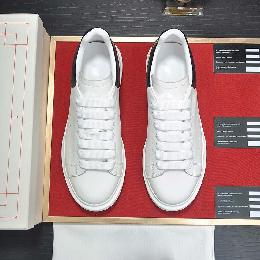 Damen Sportliche Sneakers mit modischer Lederspitze und gepolsterter Sohle R&B