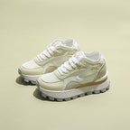 Damen sportliche Sneakers mit atmungsaktiver Mesh-Oberfläche und dämpfendem Sohlenprofil R&B