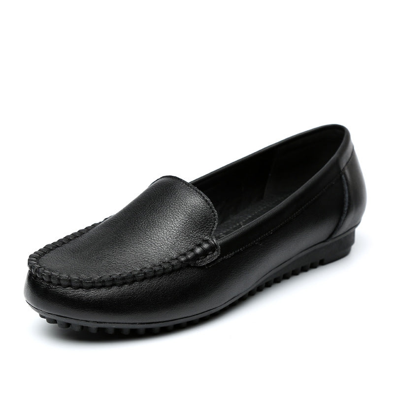 Damen Mokassins aus hochwertigem Leder mit komfortablem Fußbett und elastischer Sohle R&B