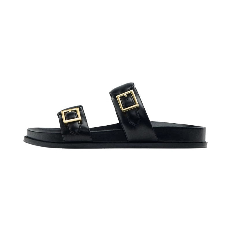 Damen modische Badeschuhe mit verstellbaren Schnallen R&B
