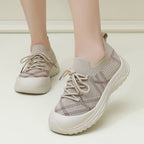 Damen Sportliche Laufschuhe mit flexibler Sohle und atmungsaktiven Netz-Einsätzen R&B
