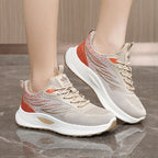 Damen sportliche Laufschuhe mit atmungsaktiver Oberfläche und dämpfendem Sohlenprofil R&B