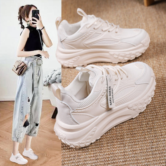 Damen Sportliche Sneakers mit atmungsaktiver Obermaterialstruktur und dämpfender Sohle R&B