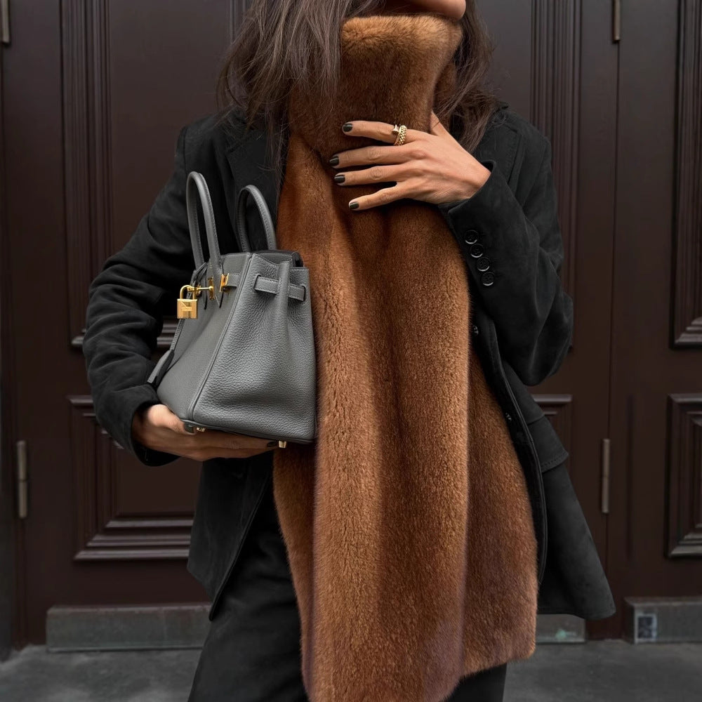 Damen Kunstpelzschal R&B