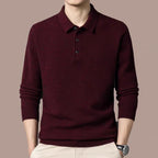 Herren langärmliges Poloshirt R&B