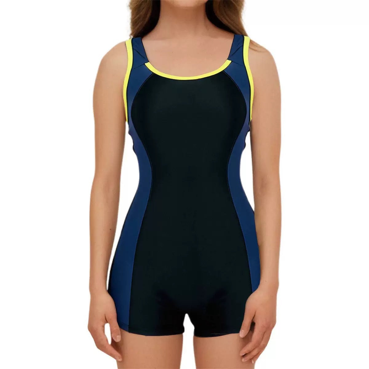 Damen Sportlicher Schwimmanzug mit integriertem Bustier R&B