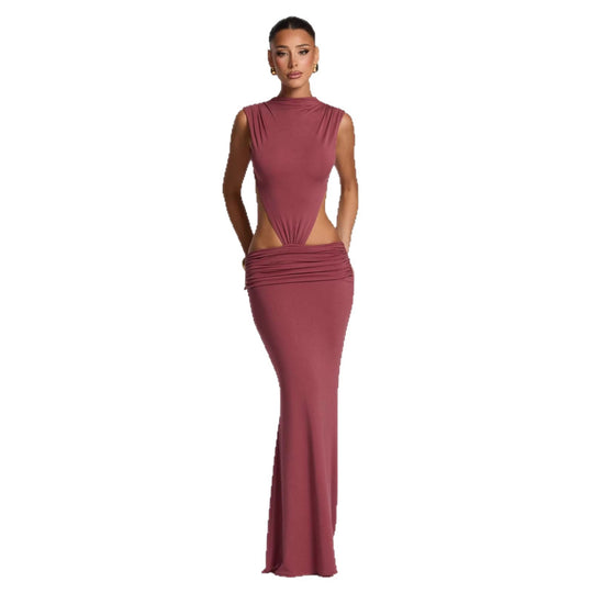Damen Elegantes Abendkleid mit raffinierten Cut-Out-Details und figurbetontem Schnitt R&B