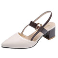 Damen Slingback-Pumps mit modischem Schmuckverschluss R&B