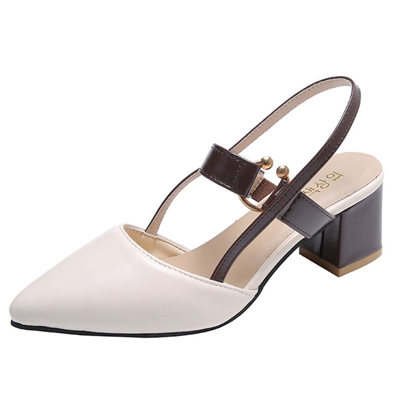 Damen Slingback-Pumps mit modischem Schmuckverschluss R&B