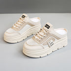 Damen Sportliche Sneakers mit hohem Plateau von R&B