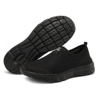 Damen Atmungsaktive Slip-On Sportschuhe mit flexiblem Sohlenaufbau