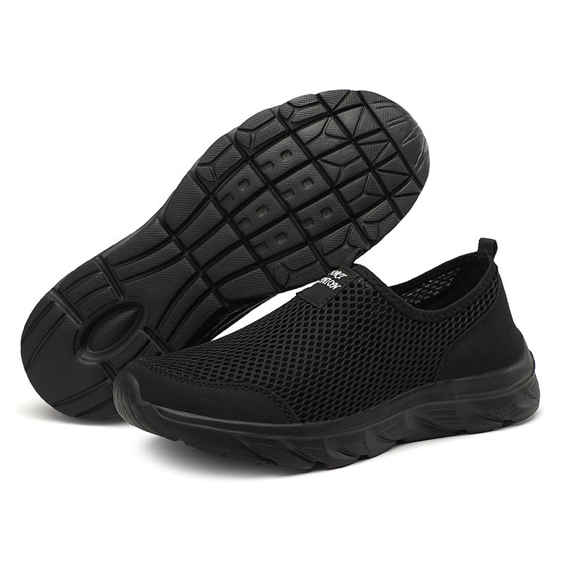 Damen Atmungsaktive Slip-On Sportschuhe mit flexiblem Sohlenaufbau