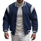 Herren sportliche Collegejacke R&B