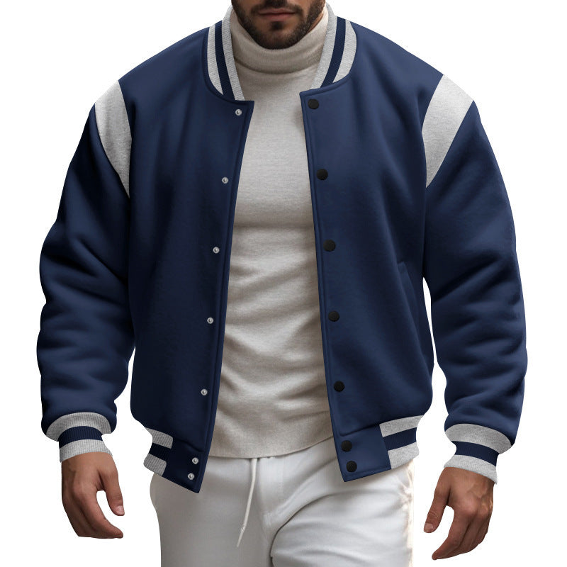 Herren sportliche Collegejacke R&B
