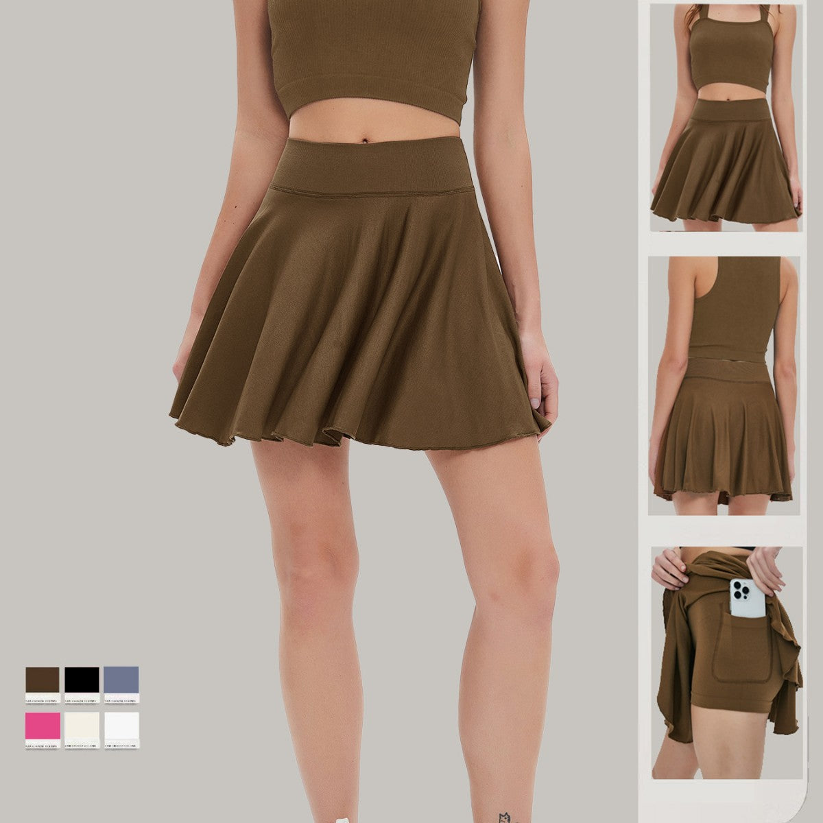 Damen Sport Shorts mit praktischen Taschen R&B