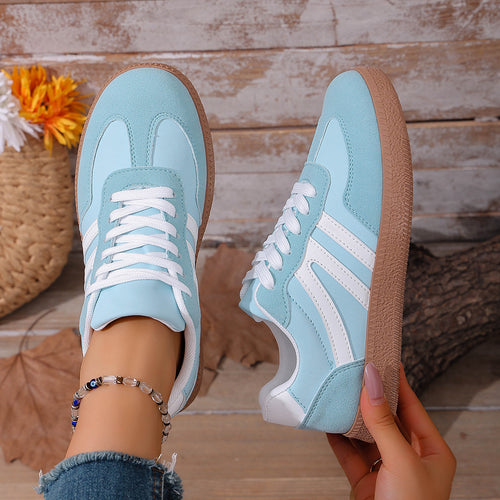 Damen Sportliche Freizeitsneaker mit atmungsaktiver Obermaterialstruktur und rutschfester Sohle R&B