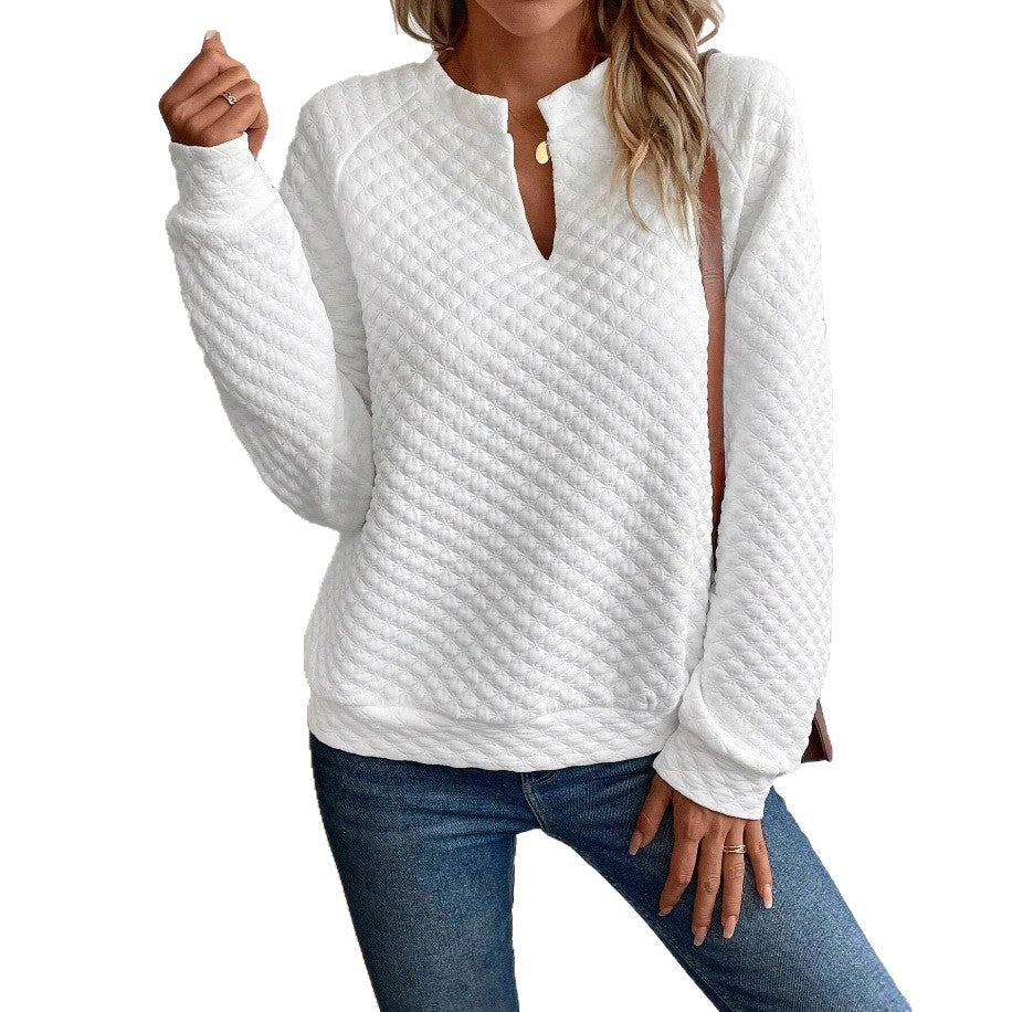Damen Sweatshirt mit strukturiertem Design