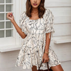 Damen verspieltes Sommerkleid mit Blumenmuster R&B