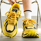 Damen Sportliche Sneakers mit atmungsaktiver Mesh-Oberfläche und dämpfender Sohle R&B