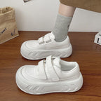 Damen Plattform Sneakers mit praktischen Klettverschlüssen R&B