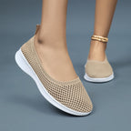 Damen bequeme und luftige Slip-On Sneakers