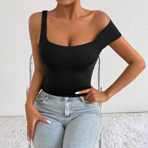 Damen Off-Shoulder Körperoberteil mit figurbetontem Schnitt R&B