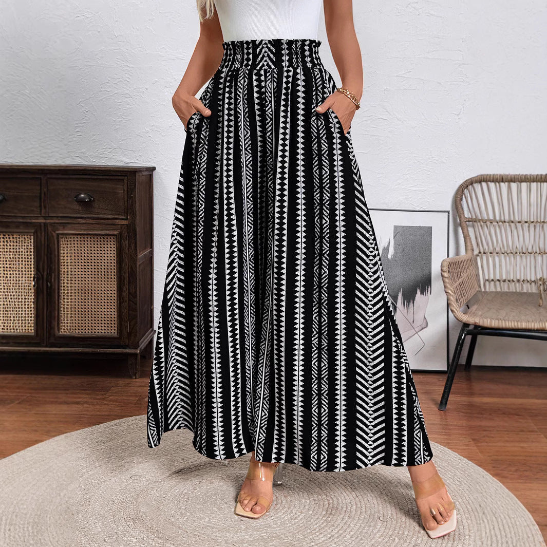 Damen Weit geschnittene elegante Sommerhose R&B