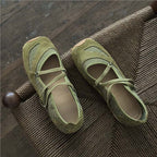 Damen Ballerina-Schuhe mit zierlichem Riemen und elegantem Design R&B