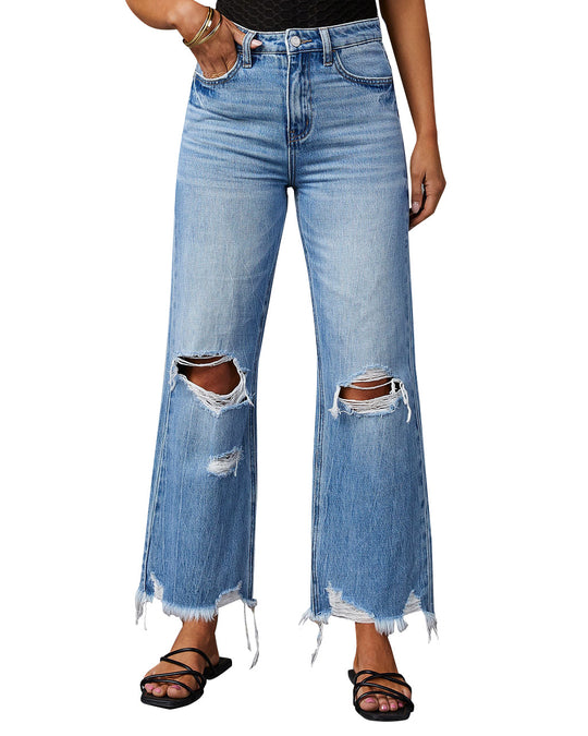 Damen Flared Jeans im Vintage-Style R&B