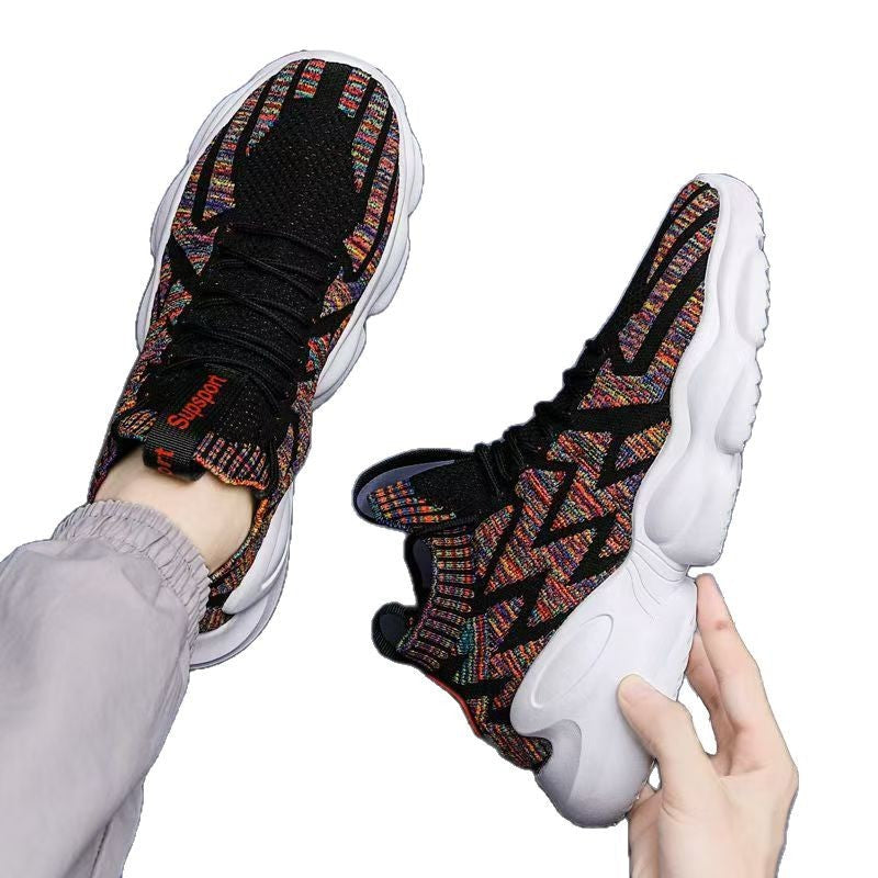 Damen Hohe Sport Sneakers mit innovativer Stricktechnologie