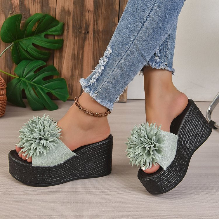 Damen Espadrilles mit modischem Blumendesign R&B