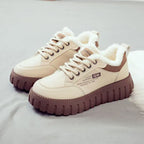 Damen Winterliche Sneakers mit kuscheligem Fleece-Futter und rutschfester Sohle R&B