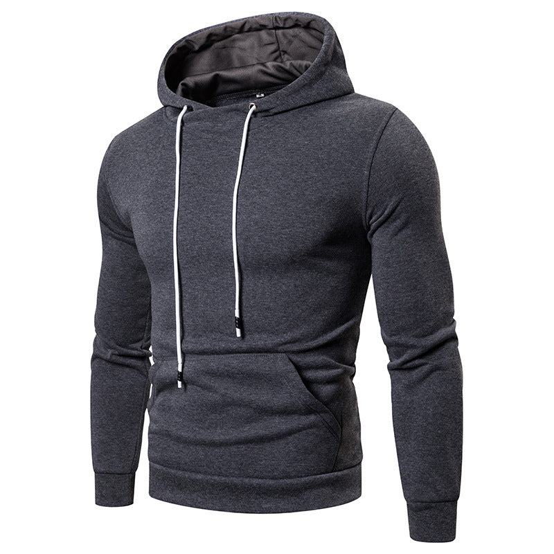 Herren Sportlicher Kapuzenpullover aus weichgewR&Btem Material mit praktischer Kängurutasche R&B