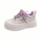 Damen modische und leichte Sneakers mit dämpfender Sohle R&B