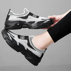 Damen Stretch-Sneaker mit atmungsaktivem Strickdesign und weichem Innenfutter