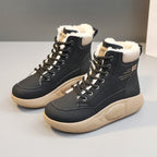 Damen gefütterte Hochschaft Sneaker mit rutschfester Sohle R&B