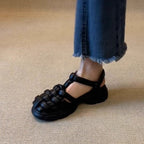 Damen Komfortable Badesandalen im stilvollen Flecht-Design