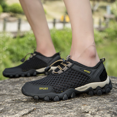 Damen atmungsaktive und rutschfeste Outdoor-Schuhe mit dynamischer Sohle R&B