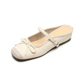 Damen Slingback Ballerinas mit dekorativem Schleifendetail