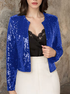 Damen Paillettenjacke Im Modernen Schnitt R&B