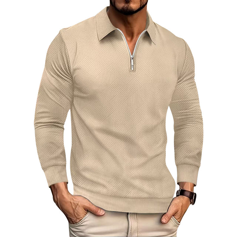 Herren leichter Wollpullover im zeitlosen Design R&B