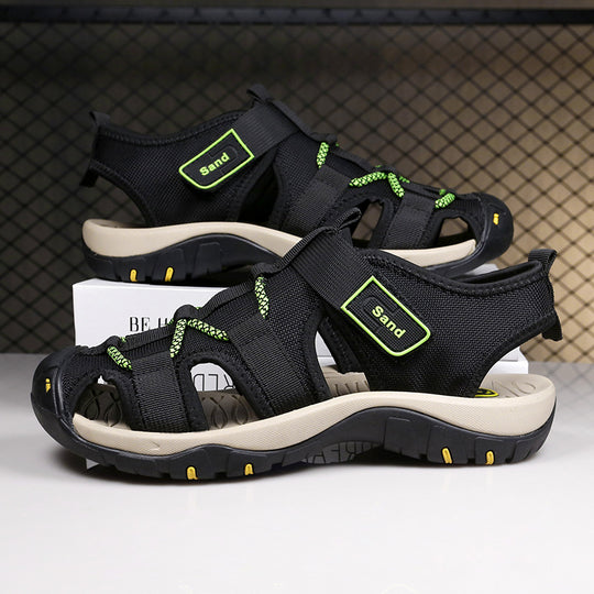 Damen Sportliche Freizeitsandalen mit rutschfester Sohle und verstellbaren Riemen R&B