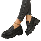 Damen Modische Loafers mit markanter Profilsohle und schickem Design R&B