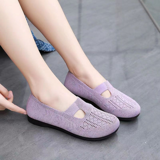 Damen Bequeme Freizeitschuhe mit atmungsaktiver Obermaterialstruktur R&B