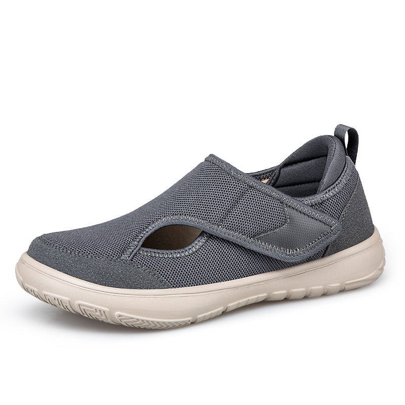 Damen Atmungsaktive und leichte Freizeitschuhe mit flexiblem Klettverschluss R&B