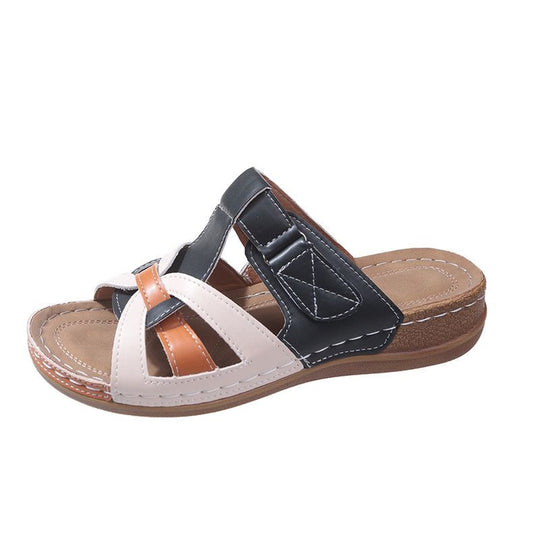 Damen Bequeme Riemensandalen mit ergonomischem Fußbett und modischem Riemendesign R&B