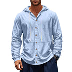 Herren lässige Sommerjacke mit Kapuze R&B
