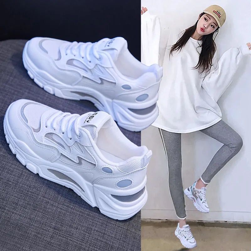 Damen Sportliche Lauf- und Freizeitschuhe mit atmungsaktivem Mesh-Obermaterial R&B