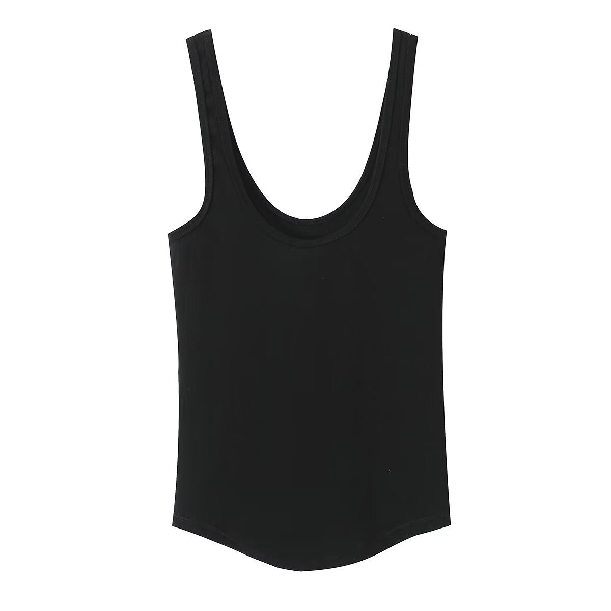 Damen Sportliches Basic Top R&B